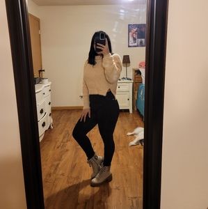 Charlotte Russe crop sweater